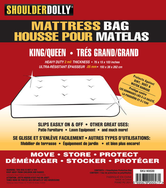 King/Queen size Mattress Bag (2 MIL)