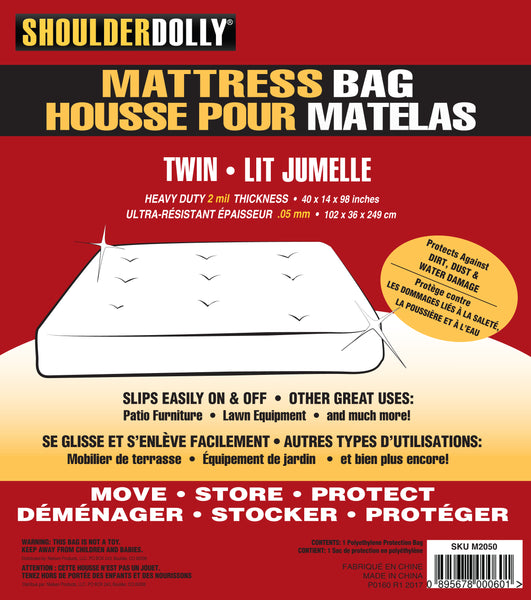 Twin Mattress Bag (2 MIL)