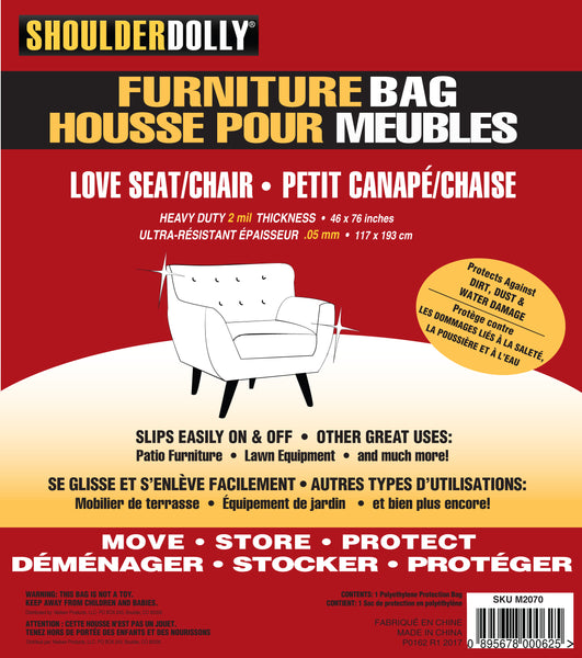Love Seat/Chair Möbeltasche (2 MIL)